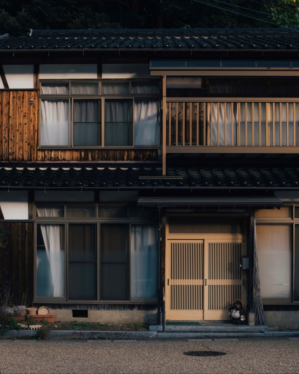 日本の玄関ドアのイメージ
